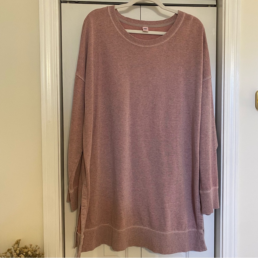 Pink Tunic Sweatshirt